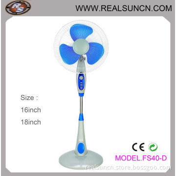 Electrical Stand Fan with Timer and Light